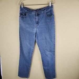 Gloria Vanderbilt Jeans Women‎ Size 12  Blue Jean Straight Leg High Rise